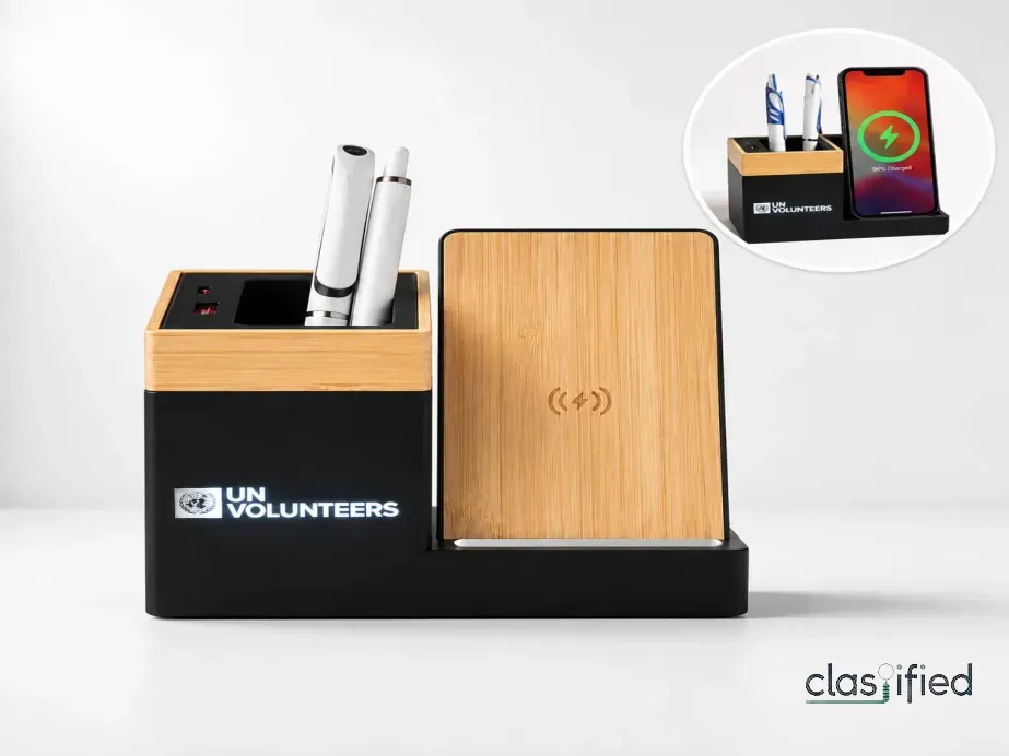 Multi-functional Wireless Charging Pen Holder Multi-functional Wireless Charging Pen Holder