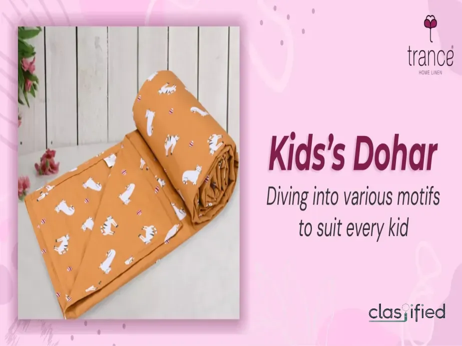 Kids Dohar Diving into various motifs to suit every kid