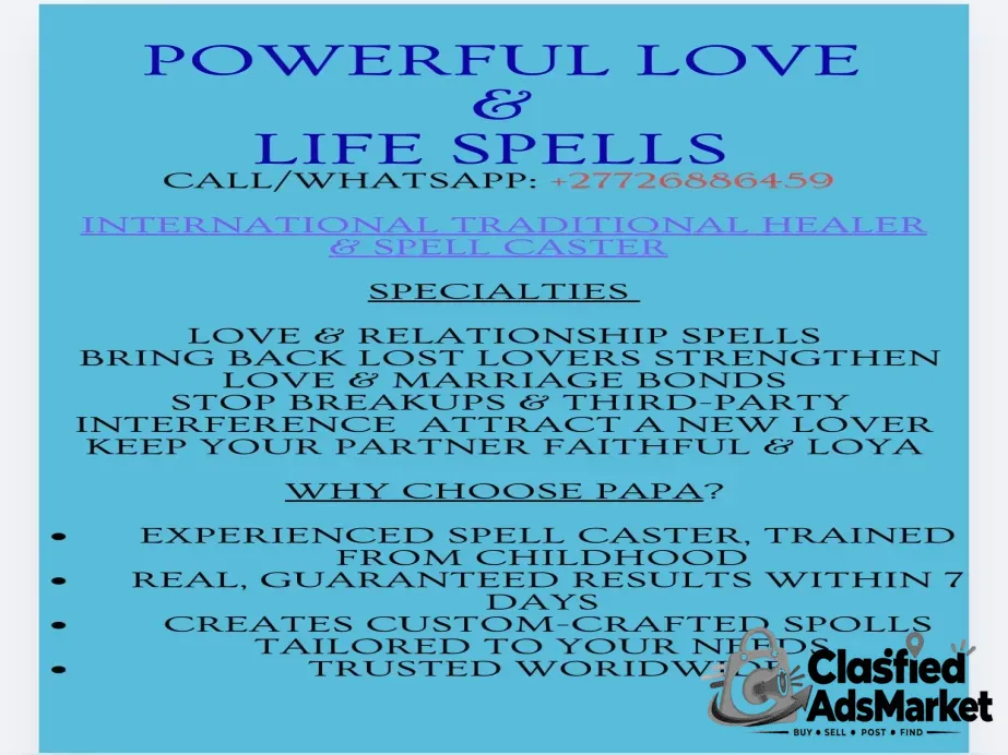  +27.726.88.64.59.SANGOMA / TRADITIONAL HEALER AND A SPIRITUAL HEALER in  Sterkspruit,  Lusikisiki,  Matatiele,  Bochum,  Springs,  Mtubatuba,  Tzaneen,  Giyani,  Jane Furse,  
